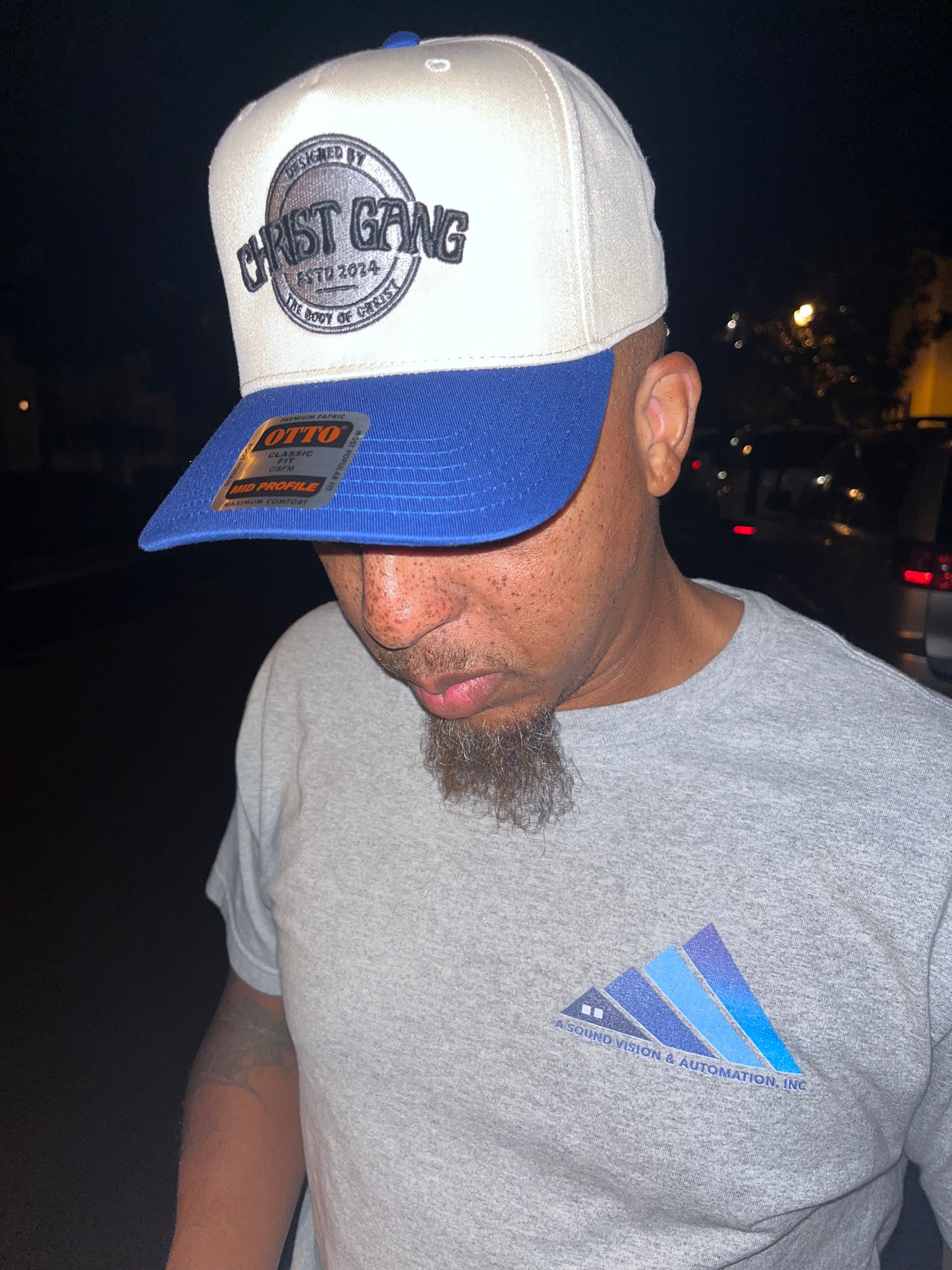 Blue Christ Gang SnapBack